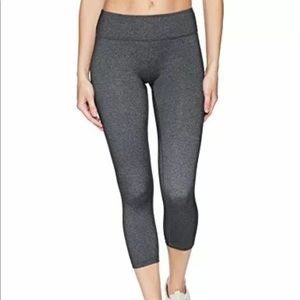 Terramar Reflex ,Fitted Capri Tights,Black Heather